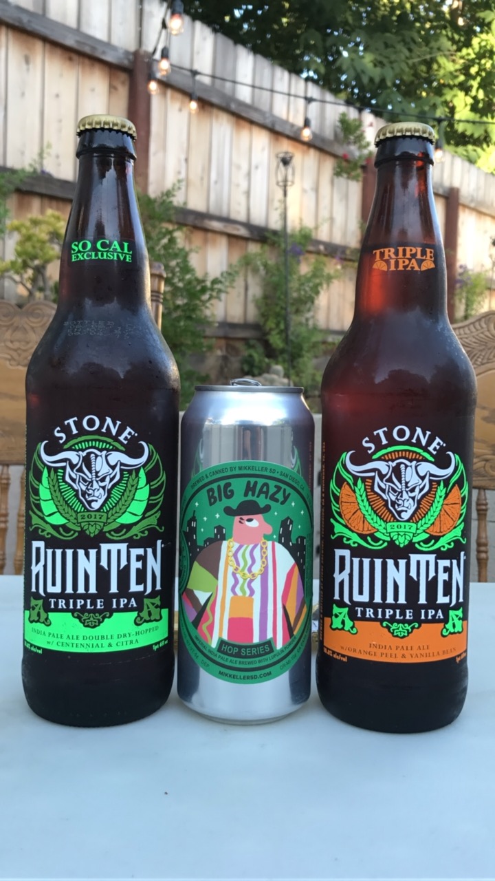 Stone RuinTen Variants & Mikkeller SD Big Hazy